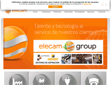 Tablet Screenshot of elecam.com